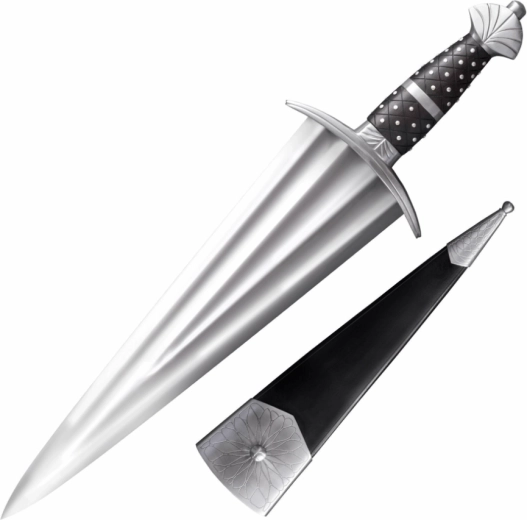 Cold Steel cinquedea samlersværd 36,8 cm, rosentræ og læderskede