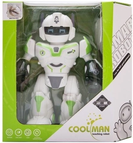 Interaktiv robot med lyde, bevægelse og lyseffekter - 1 stk.