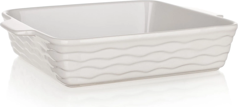 Culinaria keramisk ovnfast fad 28,5 × 24 cm hvid