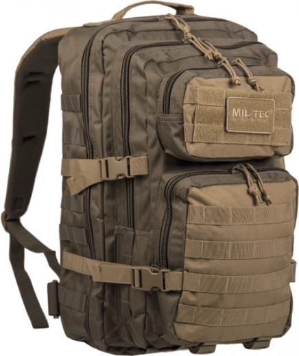 Mil-Tec US Assault Pack Ranger Large taktisk rygsæk 36 l olive/coyote