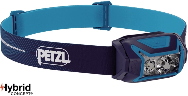Petzl Actik Core blå genopladelig pandelampe