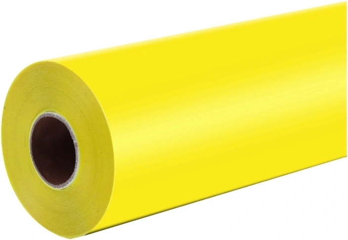 Selvklæbende mat vinylfolie HTVRONT citrongul 30,5 × 180 cm - 1 stk.