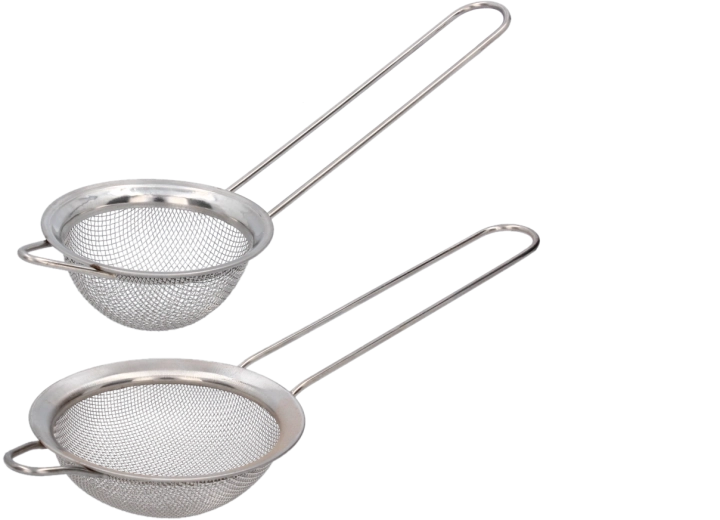 Sæt med metalsier 7 cm og 8 cm