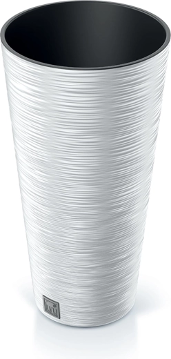 Furu Slim blomsterkrukke 25 cm – hvid