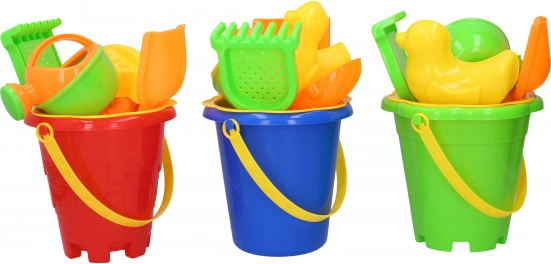 Farverigt sæt til sandkasse 7 stk.