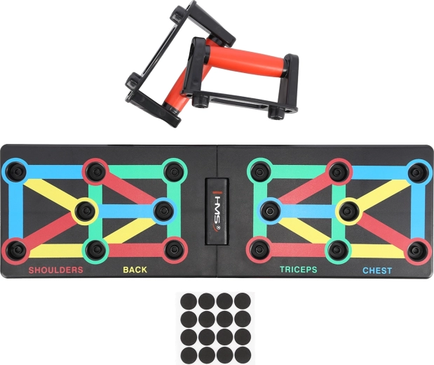 Multifunktionelt sammenklappeligt armbøjningsbræt HMS PU12