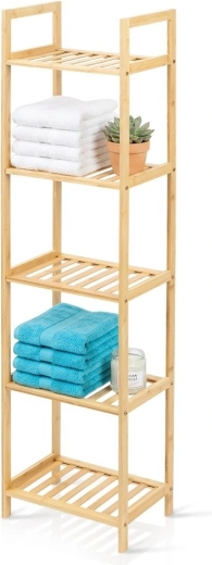 Bambushylde i fem etager Vilde 35 × 25 × 127,5 cm