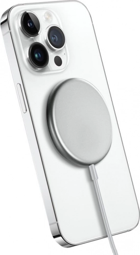 Trådløs Oplader MagSpot MagSafe 15W Sølv