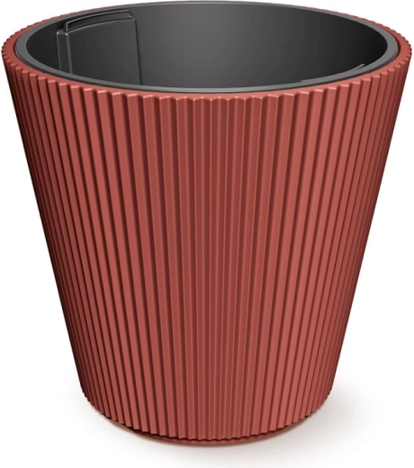 Milly blomsterkrukke med indsats 46,7 cm – kobberfarve