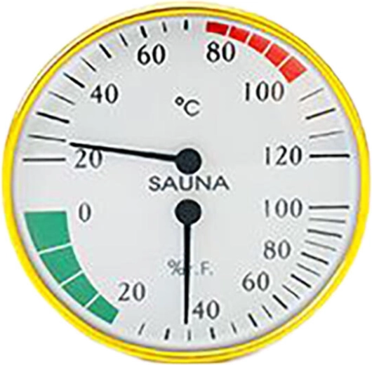 Hygrometer med termometer til sauna