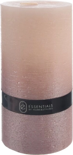 Dekorativt stearinlys DIP DYE i to farver 7 × 14 cm, 320 g