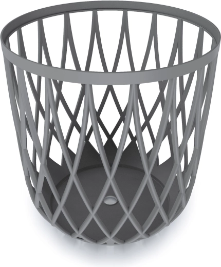 Universel gennembrudt kurv 39 cm – grå sten