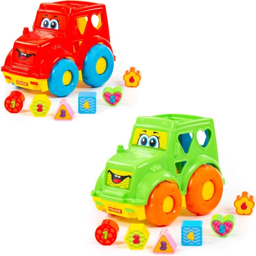 Børnetraktor formsorter Polesie - 1 stk.