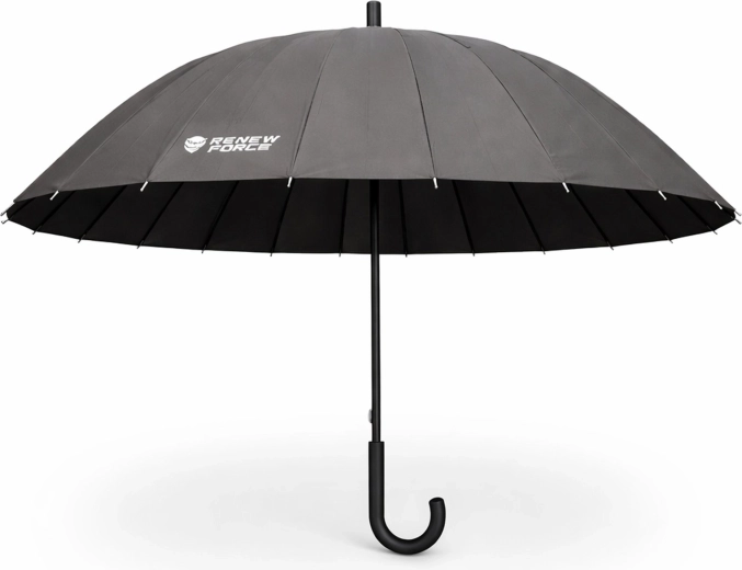 Paraply RENEW FORCE 24 ribber 120 cm - 1 stk.