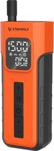 Bærbar autokompressor Etenwolf C2 med 4000 mAh-batteri