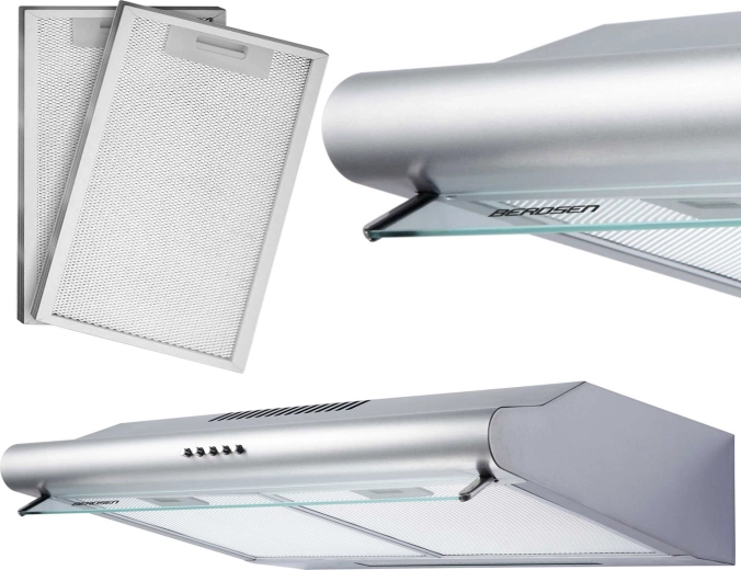 Underbyggemodel emhætte 60 cm Berdsen BE-10A Inox