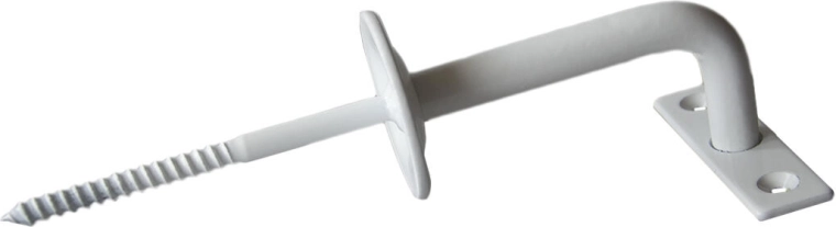 Klassisk hvid holder til gelænderhåndliste