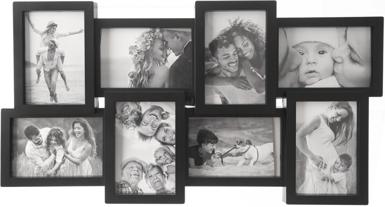 Fotoramme UH til 8 fotos – sort
