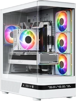 Kabinet Modecom Volcano AQ200 ARGB midi tower hvid