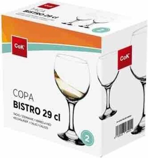 Sæt vinglas Bistro 290 ml, 2 stk., glas
