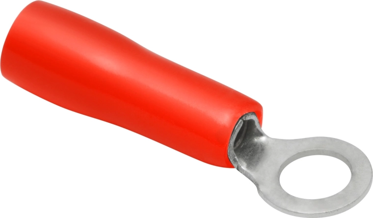 Isoleret kabelsko 4/2 mm rød