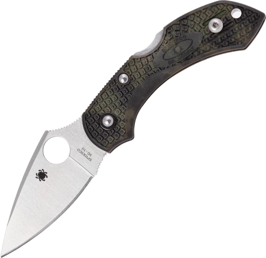 Lommekniv Spyderco Dragonfly 2 Lightweight Green Zome, 5,8 cm
