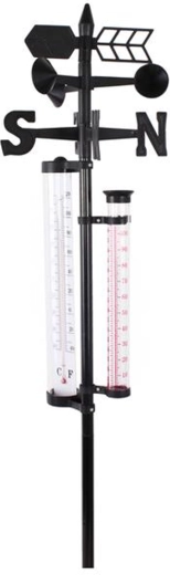 Udendørs nedstiksbar vejrstation med 5 funktioner