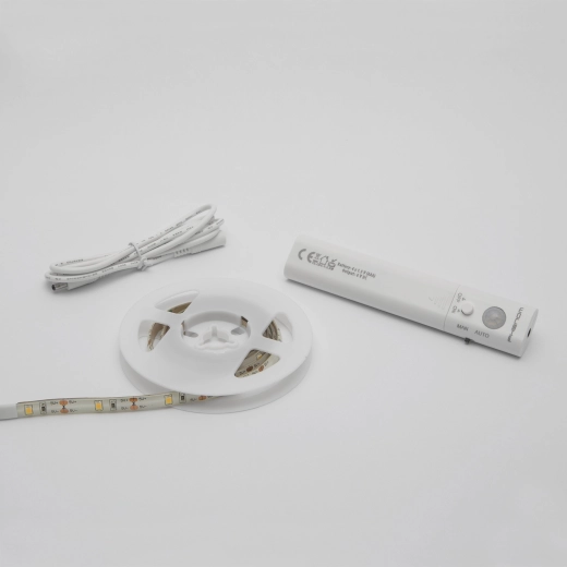 LED-strip med bevægelsessensor, batteridrevet