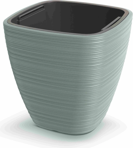 Vena Square plantekasse salvie 38,8 × 38 × 38 cm med indsats
