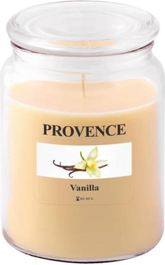 Duftlys i glas PROVENCE vanilje 95 timer