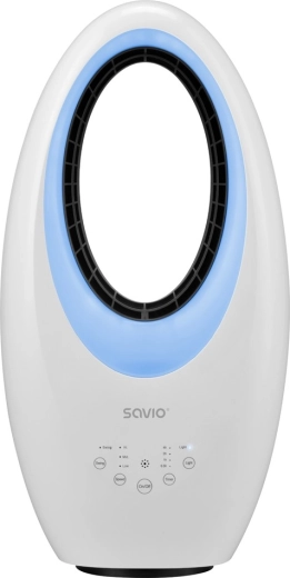 Savio bladløs gulvventilator med oscillation