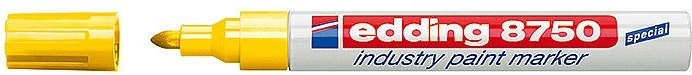 Industriel lakmarkør Edding 8750, gul