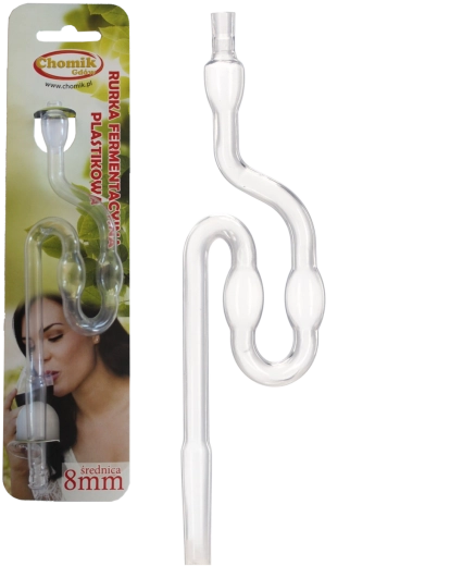 Plastik-gærrør 8 mm til hjemmefermentering