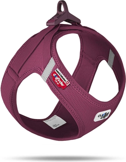 Curli air-mesh hundesele ruby med spænde, størrelse 3XS (1,5–3 kg)