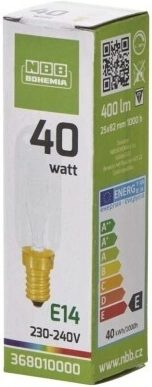 NBB pære til emhætte E14 40 W 400 lm - 1 stk.