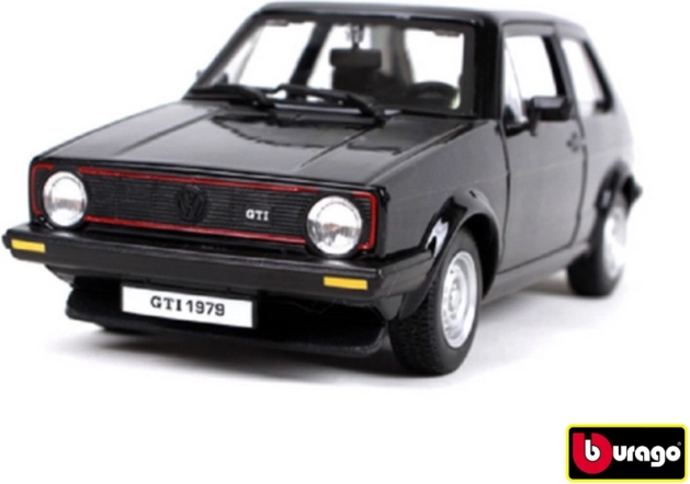 Bburago 1:24 Volkswagen Golf MK1 GTI sort 18-21089