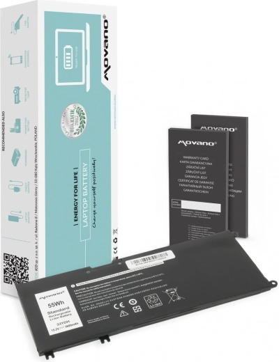 Movano 33YDH-batteri til Dell Inspiron 15 5587 og 7588, 3600 mAh