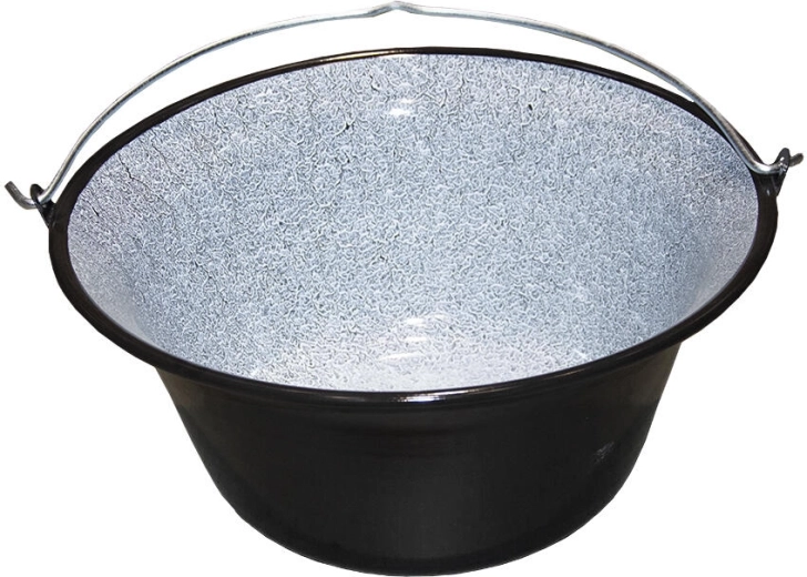 Gryde 22 l i emaljeret stål – sort