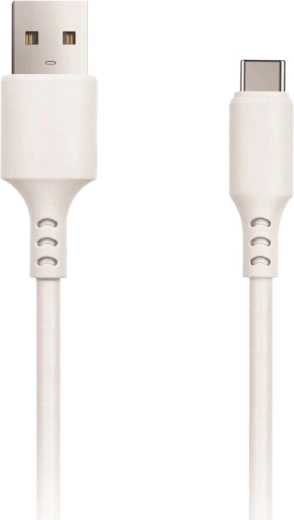 Setty USB-kabel USB–USB‑C 3 m, 2 A, hvid