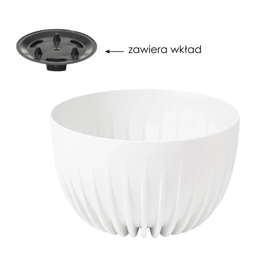 Misa Mira 300 hvid urtepotte med indsats