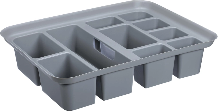 Organizer PROBOX, 35,4 × 10,5 × 46,4 cm, grå
