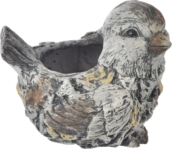 EBI keramisk dekoration fugl i stenmønster 30 × 22 × 26 cm