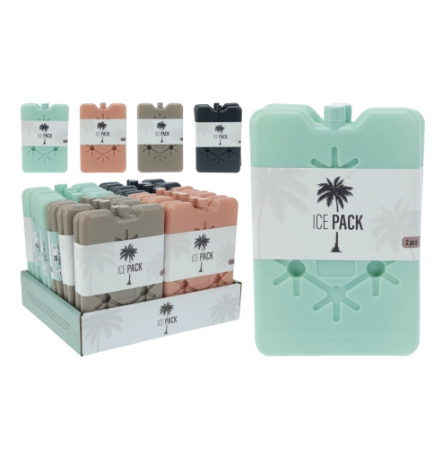 Sæt køleelementer til kølebokse og termotasker (2 stk.)