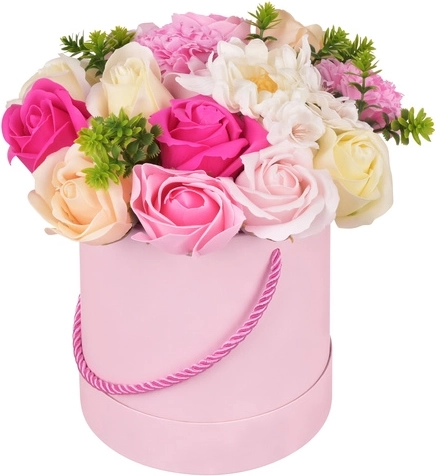 Dekorativ flower box Ruhhy med realistiske blomster