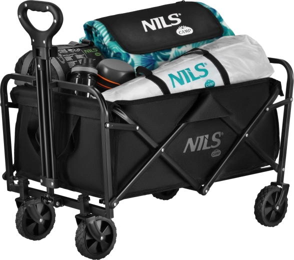 Sammenklappelig campingvogn NILS Camp, sort