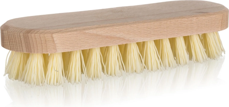 Håndholdt gulvbørste i træ med PE-fibre 18 × 6 × 4 cm