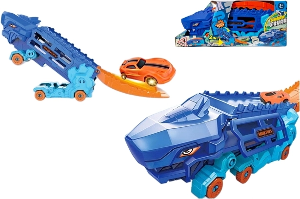 Dino-racerbane med biludskyder