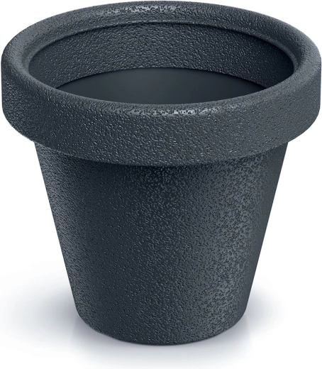 Plastisk blomsterkrukke Origina 39 cm antracit