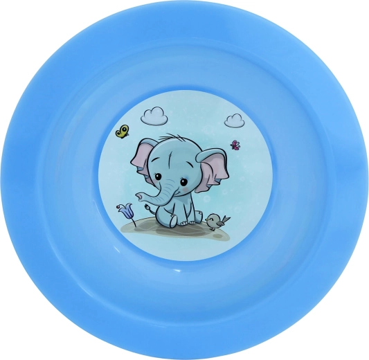 Dyb børnetallerken 17,3 cm SLUNĚ, plast, farvemix