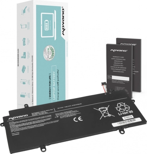 Movano PA5136U-1BRS batteri til Toshiba Portege Z30 (Z30-A/Z30-B/Z30-C) 4100 mAh 61 Wh